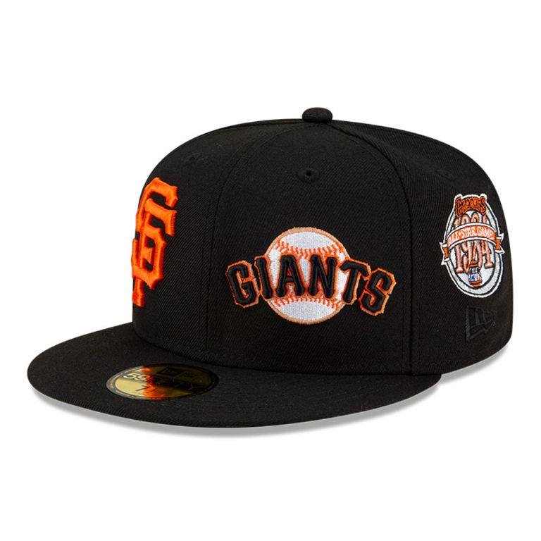 Gorras New Era Mlb Negros - San Francisco Giants MLB Team Pride 59FIFTY 08152SNJW